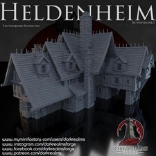 Dark Realms - New Heldenheim - The Chequered Pilgrim Inn DnD Pathfinder Wargamin