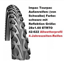 Fahrradreifen 28 x1,60 Zoll 42-622 700x40c Mantel Decke SET mit Schlauch wählbar