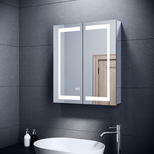 Led spiegelschrank 60x70 - led,