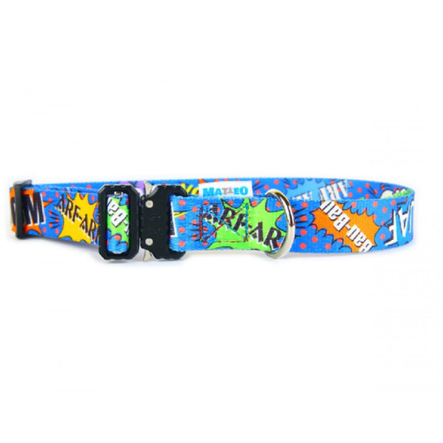 Graffiti hundehalsband 20mm - graffiti,