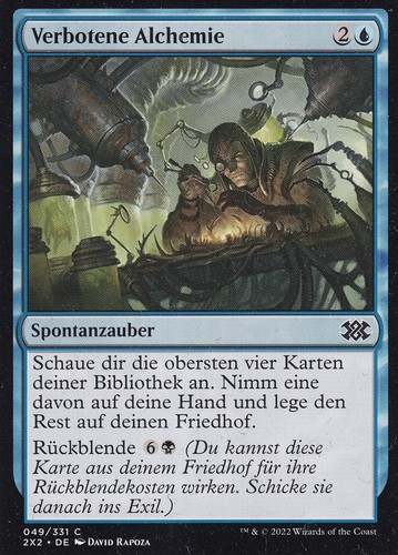 Mtg verbotene alchemie - verbotene, de