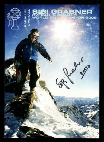 Sigi grabner autogrammkarte - sigi,
