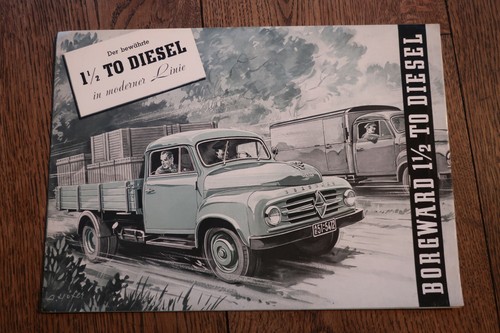 Original prospekt borgward lkw - prospekt,
