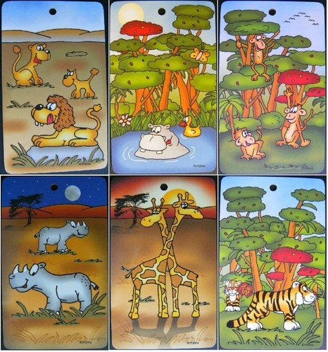 Frühstücksbrettchen tiere - 1,