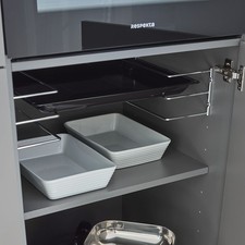 Backblechhalter Gitterrost-Halter Backblechhalterung 36x14x12,5 cm Kesseböhmer