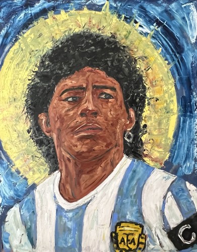 Original ölgemälde diego - Ölgemälde,
