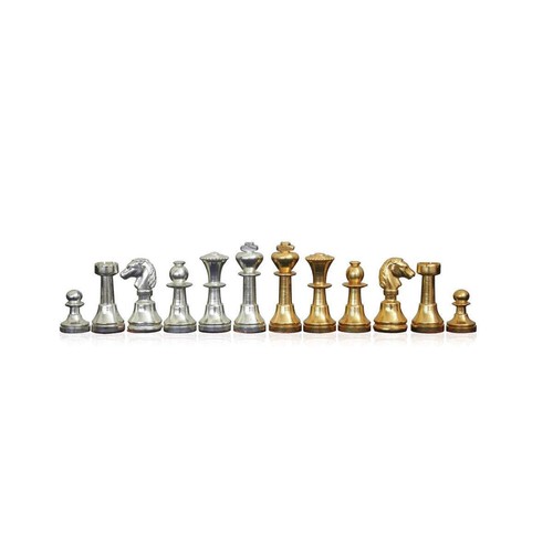 Italfama messing schachfiguren - messing,
