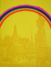 Otto Piene handsigniert "Bangkok" 1969 nummeriert 13/55 WVZ: Rottloff 61/4