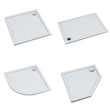 AQUABAD Duschwanne / Duschtasse Basic Smooth White