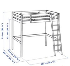Ikea hochbett - hochbett, (storÅ)