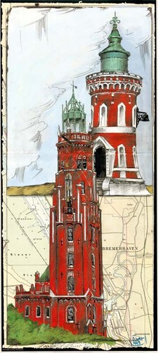 Kunstdruck bremerhaven von - "bremerhaven",