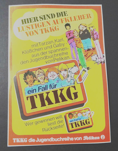Werbe aufkleber ein - fall, für