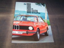 TOPRARITÄT Herrlicher Prestige Prospekt BMW 02er mit tii touring von 1973 !!!