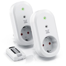 - 2er Funksteckdosen Set