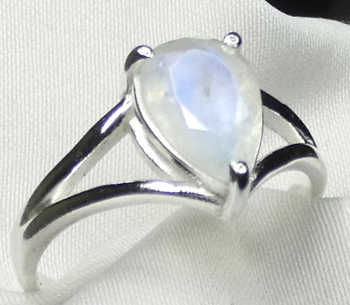 Regenbogen mondstein ring - 🌙,