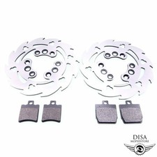 Bremsscheibe vorne und hinten mit Bremsklötze für Yamaha Aerox MBK Nitro