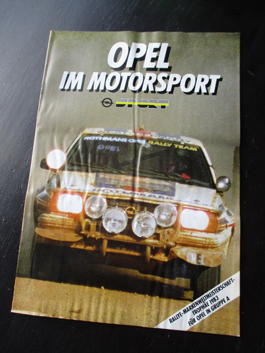 Opel motorsport manta 400 - opel,