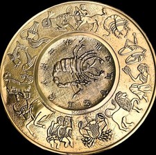 Schale Platte Messing