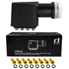 Inverto Ultra Quad LNB Universal High-Gain 4er IDLT-QDL412-ULTRA-OPN ULN+ 4K 8K