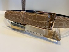 Krokodilleder gürtel 5 cm - krokodilleder, 3.5