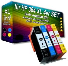 4 Drucker Patronen mit Chip für HP 364 XL Photosmart 5520 5510 5515 6520 6510