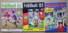 3x Panini Sammelalbum Fussball