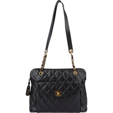 Chanel Quilted Caviar Leather