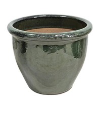 Blumenkübel keramiktopf grün - blumenkÜbel,