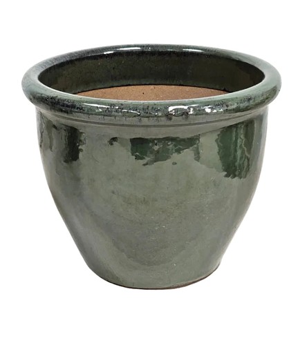 Blumenkübel keramiktopf grün - keramiktopf,