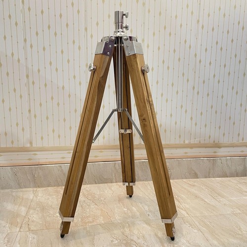 Teakholz stativ stehlampe - stativ,