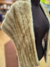 NERZSTOLA PALOMINO ECHT PELZ STOLA NERZ CAPE BOLERO - REAL MINK FUR STOLE CAPE