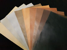 Leder, Glattleder, Lederzuschnitt DIN-A1/2/3/4 Schwarz,Braun,Grau,Natur