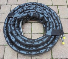 6,55m Solarrohr Solarleitung Edelstahlwellrohr Isoliert Doppelrohr Solar DN16 Ø2