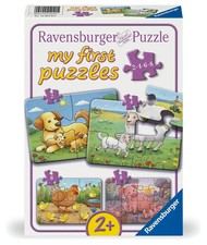 Kinderpuzzle 2, 4, 6, 8 Teile - Kleine Bauernhoftiere Spiel my first puzzles