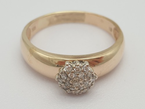 Bicolor brillant ring - brillant,