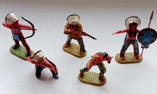 5 Elastolin Figuren - 5x