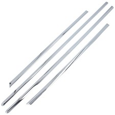 ZIERLEISTEN Satz CHROM TÜRLEISTEN UNTEN LINKS RECHTS für VW PASSAT B6 05-11 4tlg