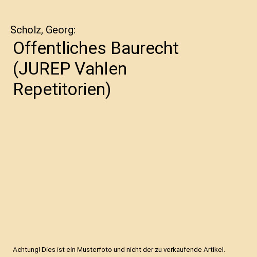 Offentliches baurecht jurep - baurecht, [jurep