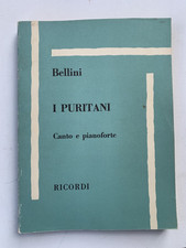 Noten . Bellini. I Puritani