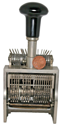 Alter stempel mit nummern - stempel, 16