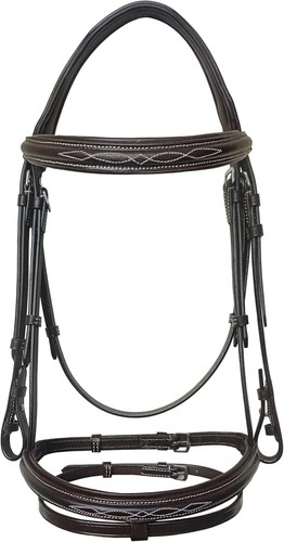 Premium leder pferdetrense set - pferdetrense,