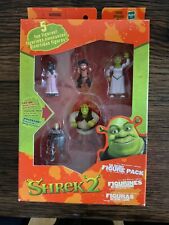 Shrek 2 Hasbro 5 x Figur 2004 Set ovp Gestiefelter Kater, Wolf, Fiona, Prinz..