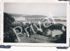 Foto WK II Wehrmacht Soldat Panorama Seemannsschule Hafen Oslo Norway L1.45