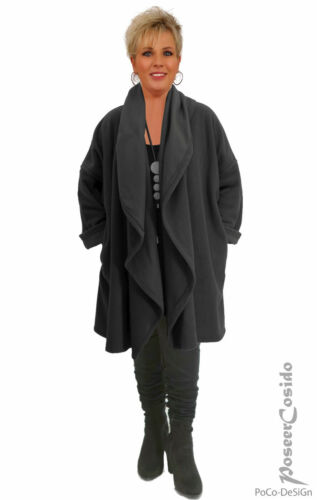 Lagenlook fleece jacke mantel - lagenlook,