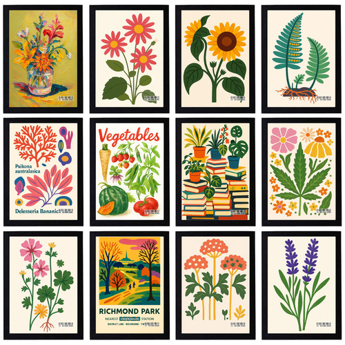 Vintage floral botanical - floral, &