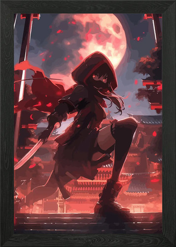 Anime mädchen mit schwert - mit,