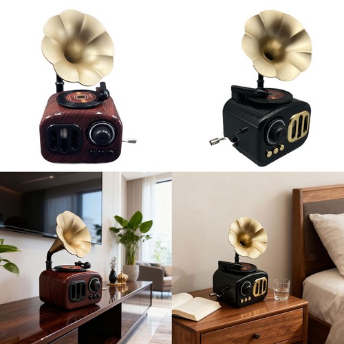 Vintage grammophon spieluhr - grammophon,