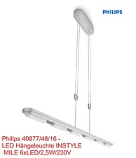Philips LED Hängeleuchte INSTYLE MILE 40877/48/16 höhenverstellbar