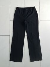 Stoffhose Schlaghose Hose schwarz sehr fein und elegant Businesshose schweres...