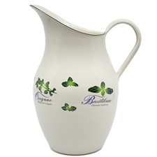 Emaille WC-Kanne Motiv